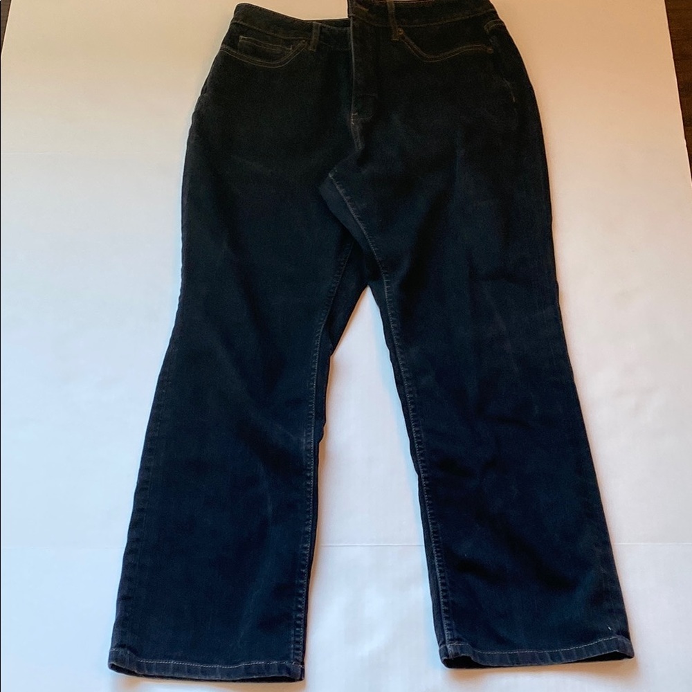 Coldwater Creek Black Flare Wide Leg Jeans